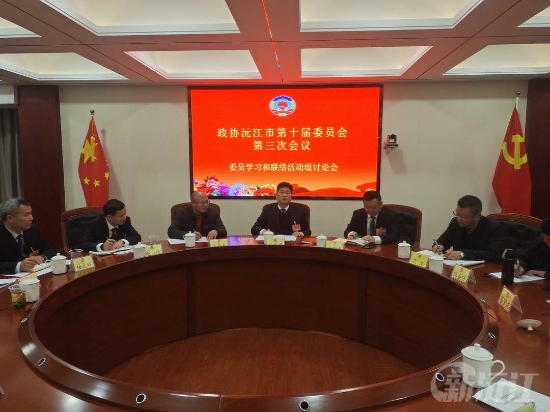 杨智勇参加委员学习和联络活动组讨论