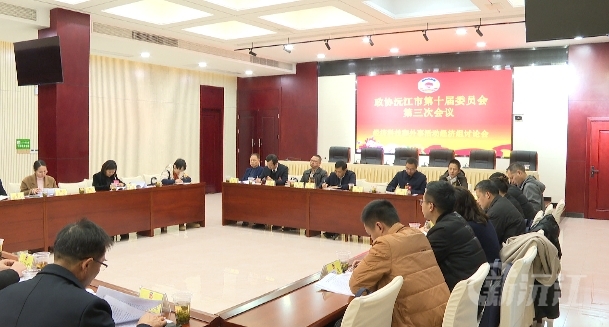 政协委员举行分组讨论