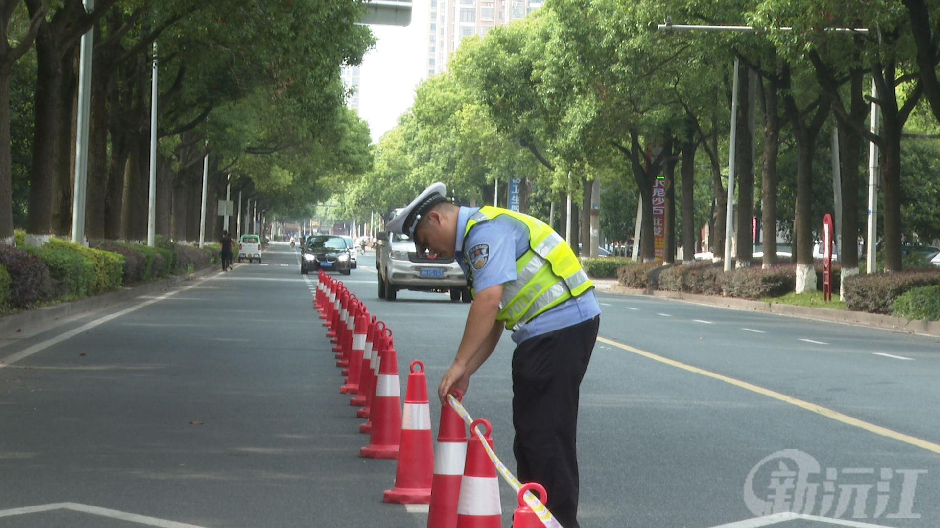沅江市交警大队全力护航高考