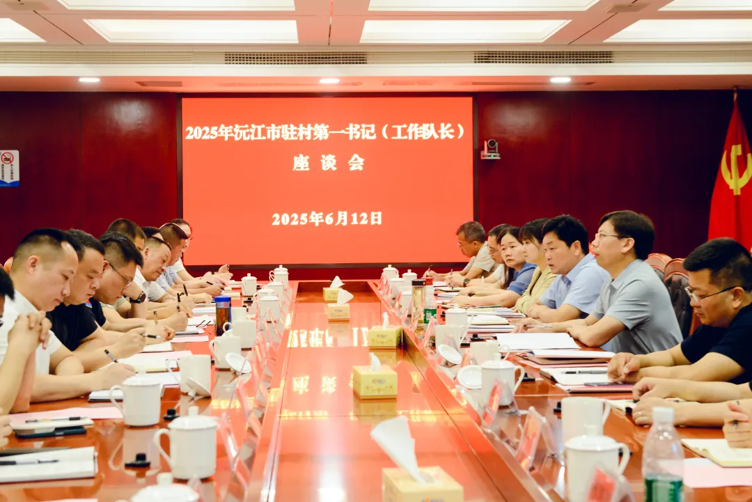沅江市召开2025年驻村第一书记（工作队长）座谈会