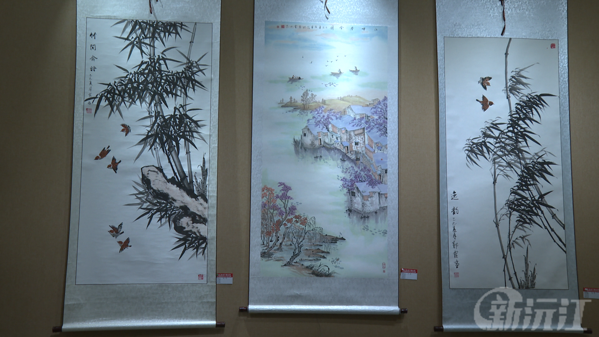 沅江市老干部大学国画班结业展 笔墨丹青展银龄风采
