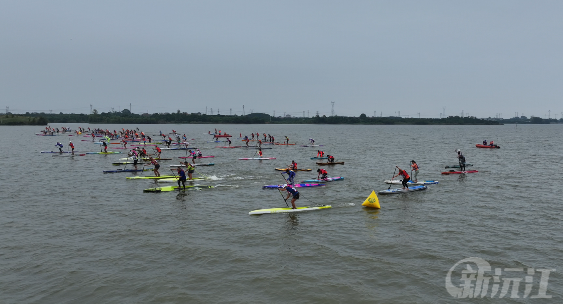 2025沅江市首届桨板水上马拉松系列赛：碧波斩浪 共绘水乡文旅新景